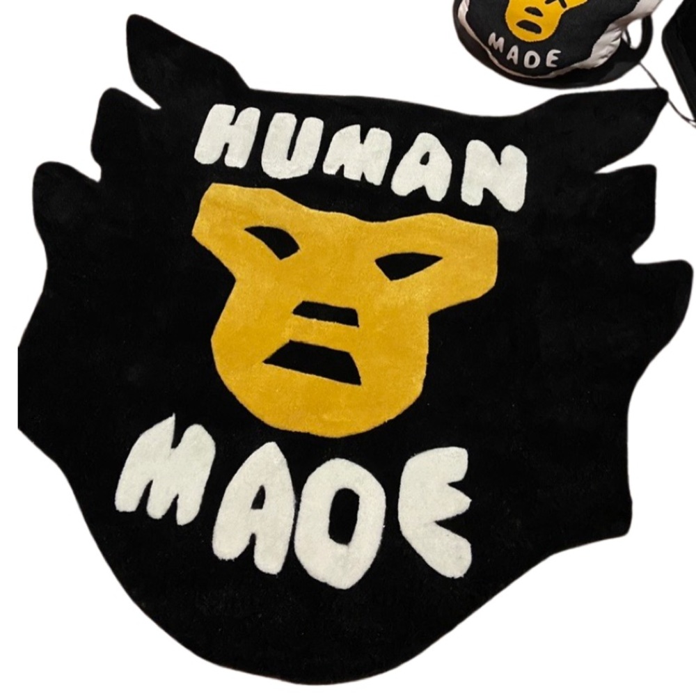 Human Made Face Logo Rug Large